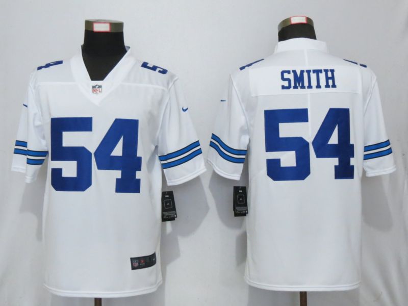 Men Dallas cowboys #54 Smith Blue 2019 Nike Vapor Untouchable Limited Playe NFL Jerseys->philadelphia eagles->NFL Jersey
